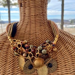 Vintage Chunky Statement Necklace